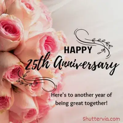 Beautiful 25th Anniversary Wishes for a Lovely Couple