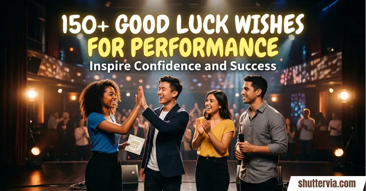 Wishes For Rocking Performance 150+ Good Luck Wishes for Performance That Inspire Confidence and Success